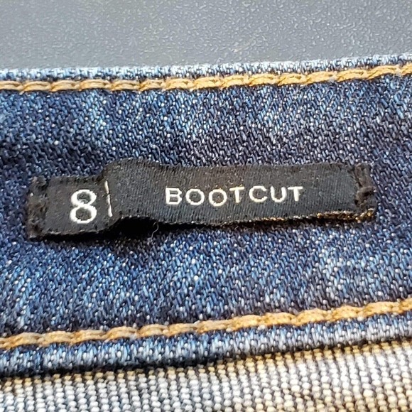 Talbots Jeans Women's 8 Dark Blue Jeans Bootcut Flawless Five Pocket Zip Fly - Picture 5 of 9